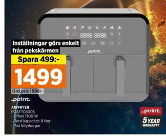 Power Point airfryer erbjuda