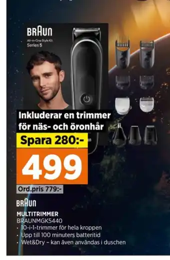Power Braun trimmer erbjuda