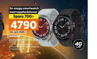 Power Samsung smart watch erbjuda