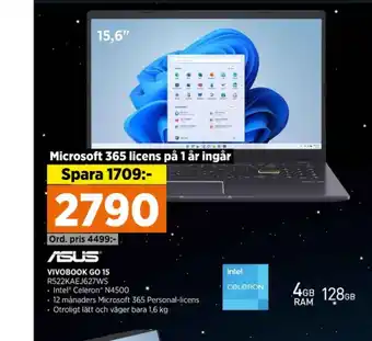 Power Asus laptop erbjuda