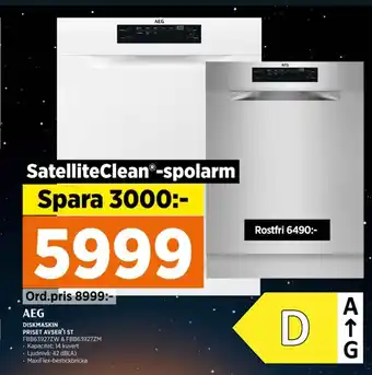 Power Aeg diskmaskin erbjuda