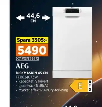Power Aeg diskmaskin erbjuda