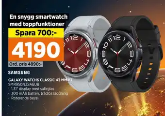 Power Samsung smart watch erbjuda