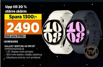 Power Samsung smart watch erbjuda