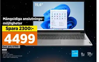 Power Lenovo laptop erbjuda