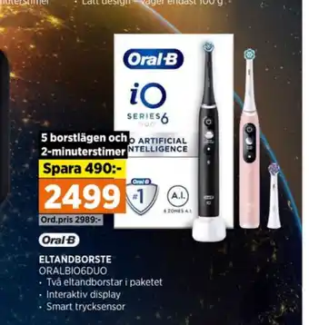 Power Braun oral-b eltandborste erbjuda