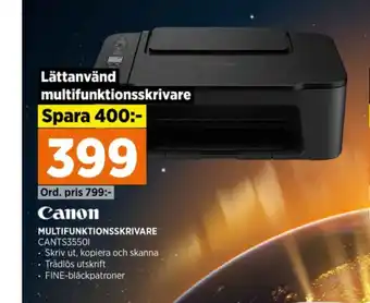 Power Canon printer all-in-one erbjuda