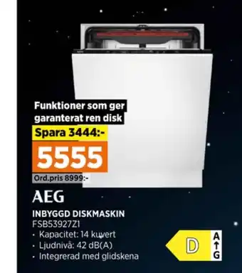 Power Aeg diskmaskin erbjuda