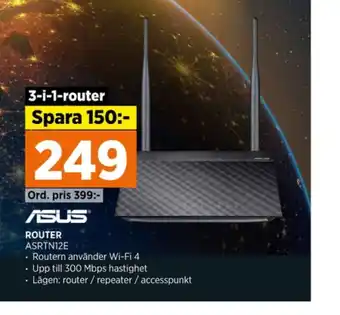 Power Asus router erbjuda