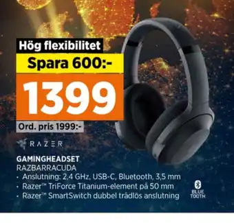 Power Razer headset erbjuda