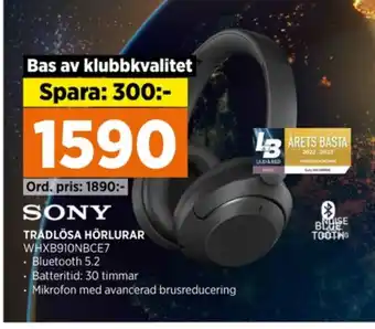 Power Sony headset erbjuda