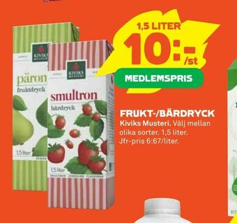 Coop Daglivs Frukt-/bärdryck erbjuda