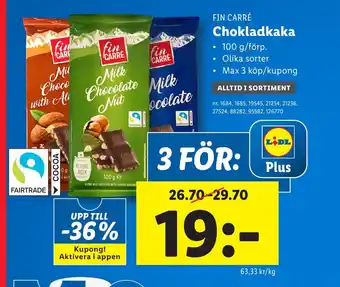 Lidl Chokladkaka erbjuda