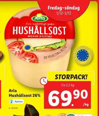 Lidl Arla hushållsost 26% erbjuda