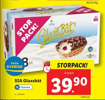 Lidl Sia glassbåt erbjuda