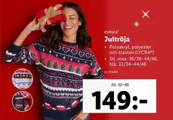 Lidl Jultröja erbjuda