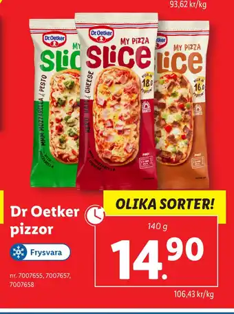 Lidl Dr oetker pizzor erbjuda