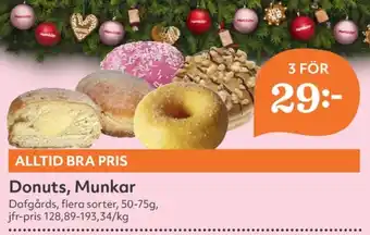 Hemköp Dafgårds butiksbakat kaffebröd erbjuda