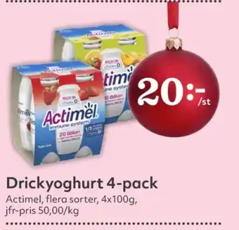 Hemköp Actimel drickyoghurt erbjuda