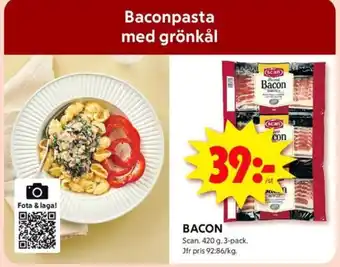 ICA Kvantum Scan baconskivor erbjuda