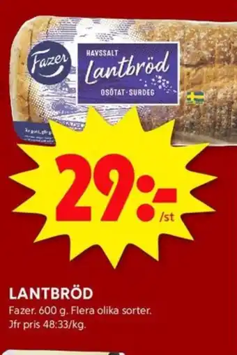 ICA Kvantum Havsalt bröd erbjuda