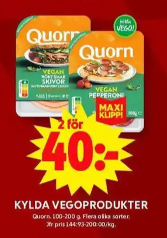 Quorn vegetarpålägg