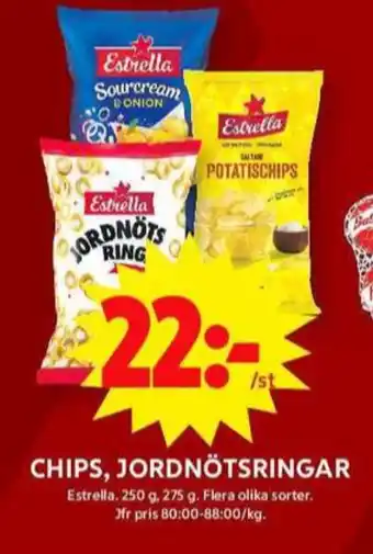 ICA Maxi Estrella chips erbjuda