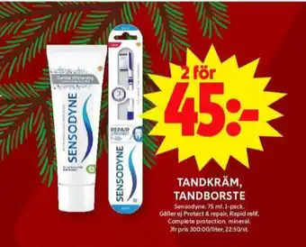 ICA Maxi Sensodyne tandborste erbjuda