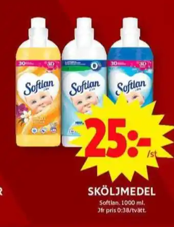 ICA Maxi Softlan sköljmedel erbjuda