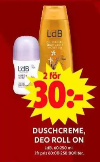 ICA Maxi Ldb deodorant roll-on erbjuda