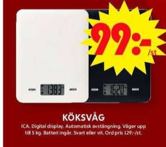 ICA Maxi Ica köksvåg erbjuda