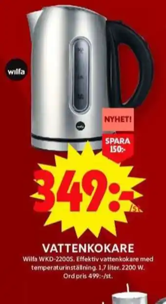 ICA Maxi Wilfa vattenkokare erbjuda