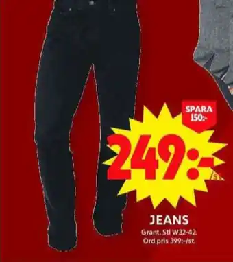 ICA Maxi Grant jeans erbjuda