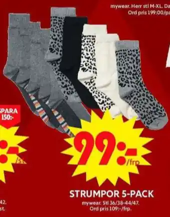 ICA Maxi Mywear strumpor erbjuda