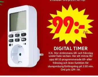 ICA Maxi Ica timer erbjuda