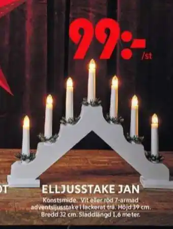 ICA Maxi Konstsmide adventsljusstake erbjuda