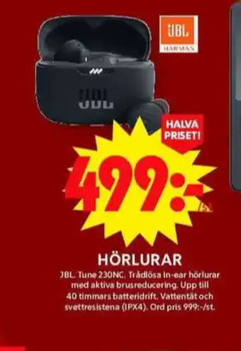 ICA Maxi Jbl headset erbjuda