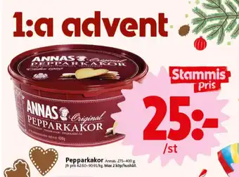 Annas pepparkakor