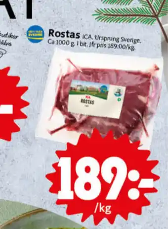 ICA Nära Ica rostas erbjuda