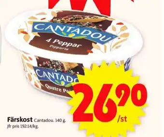 ICA Supermarket Cantadou färskost erbjuda
