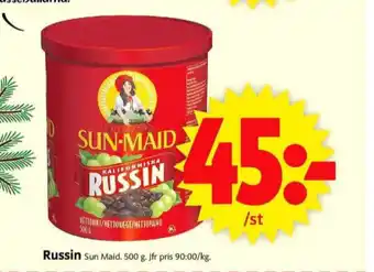 Sun maid russin