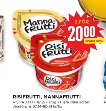 Willys Hemma Mannafrutti mellanmål erbjuda