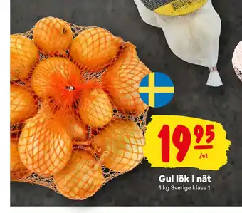 City Gross Gul lök i nät erbjuda