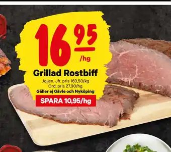 City Gross Grillad rostbiff erbjuda