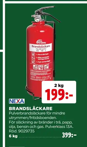 Jem&Fix Brandsläckare erbjuda