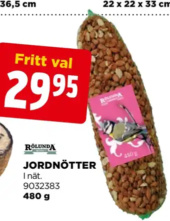 Jem&Fix Jordnötter erbjuda