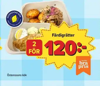 Östenssons Färdigrätter Östenssons kök erbjuda