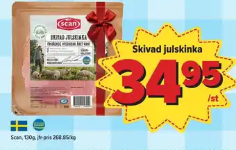 Skivad julskinka Scan