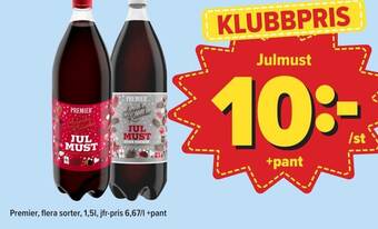 Östenssons Julmust Premier erbjuda