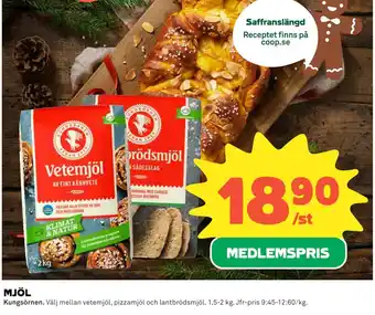 Coop Mjöl erbjuda
